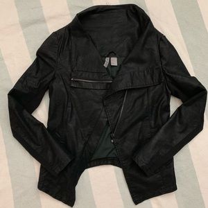 H&M Faux Leather Moto Jacket